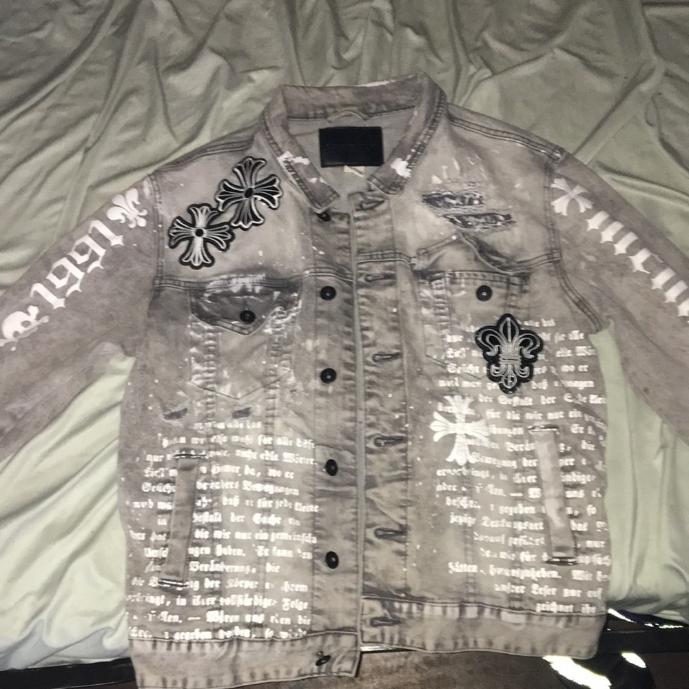 Silver saint jean jacket, size M